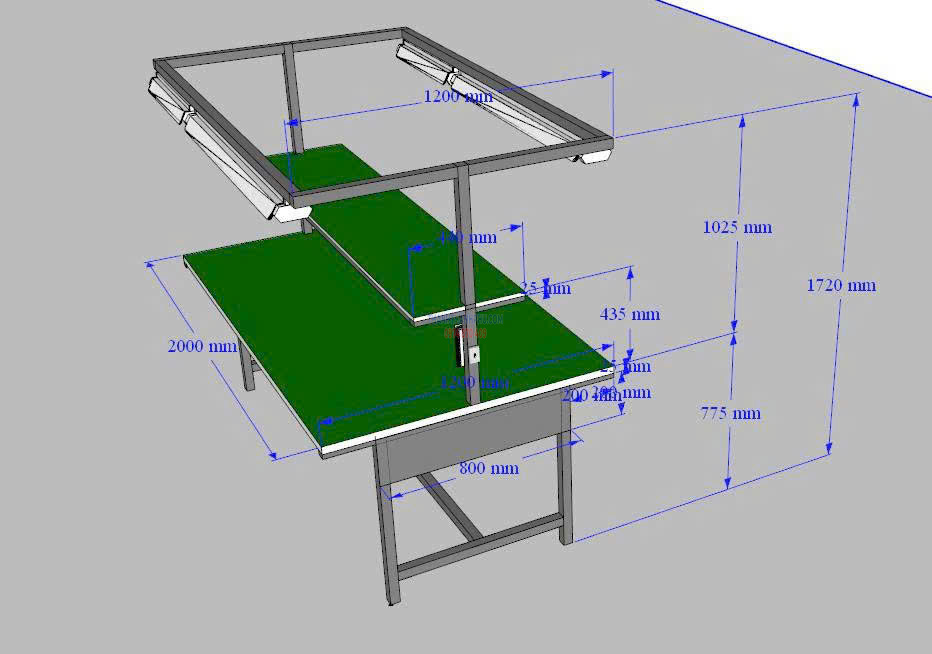 Bàn Thao Tác lót thảm chống tĩnh điện