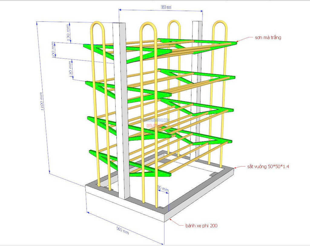 XE ĐẨY LAST ( XE ĐẨY PHOM GIÀY )