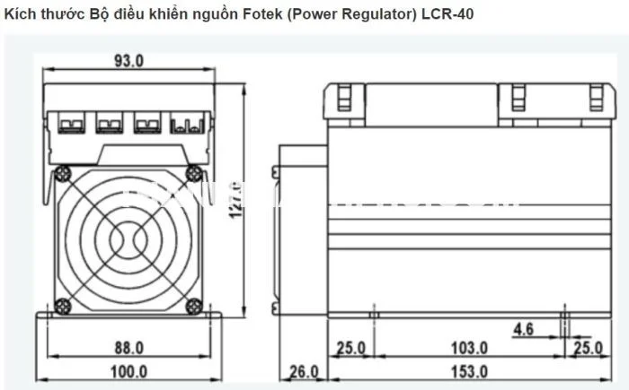 Bộ điều khiển nguồn Fotek LCR-40
